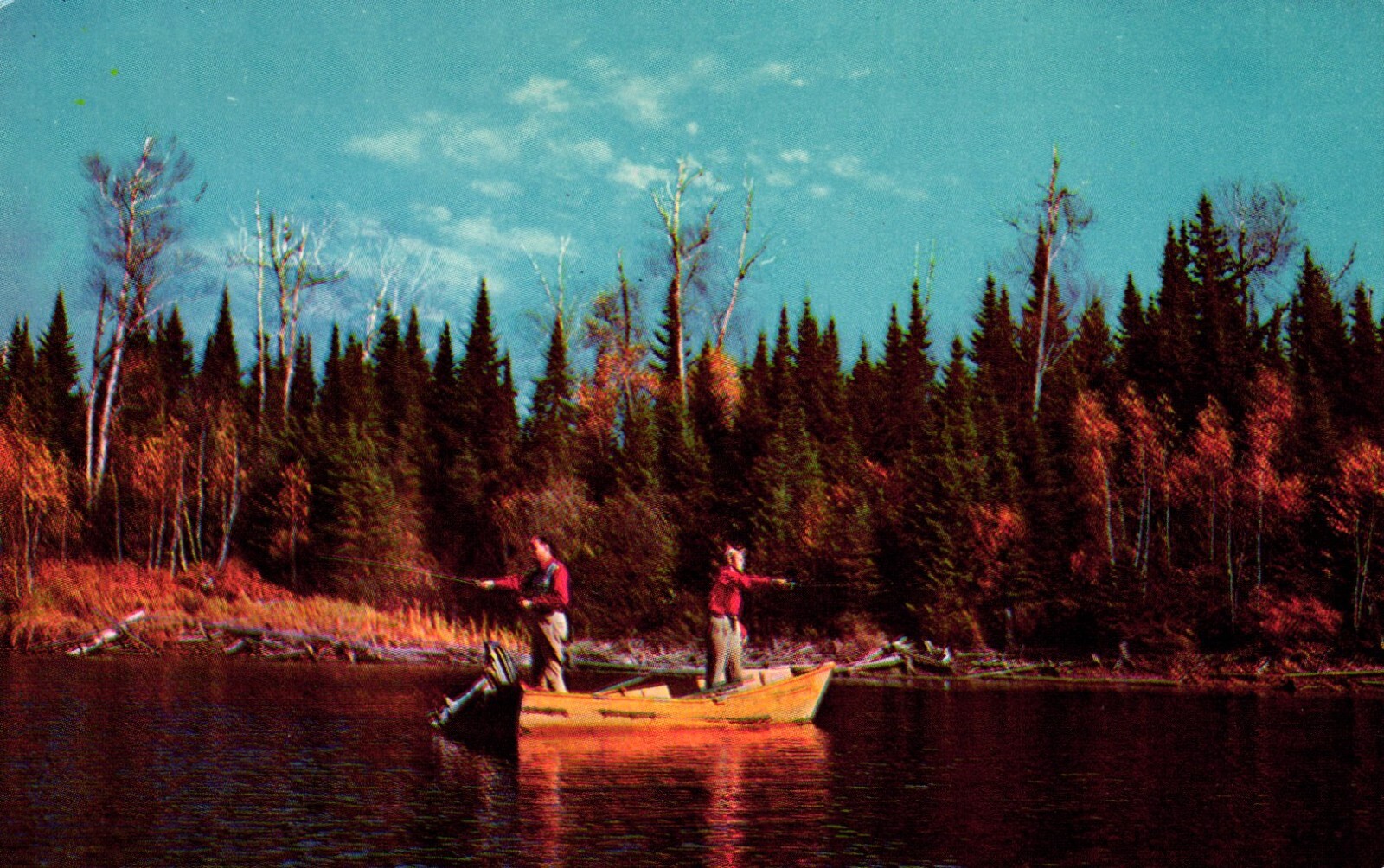 First Cast Of The Day Postcard