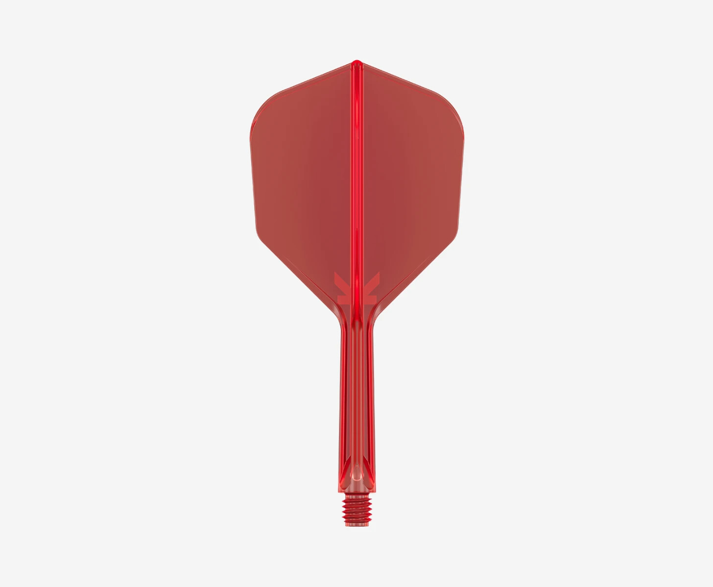 NO6 SHAPE RED INTERMEDIATE TARGET K-FLEX 1 PIECE SHAFT AND FLIGHT
