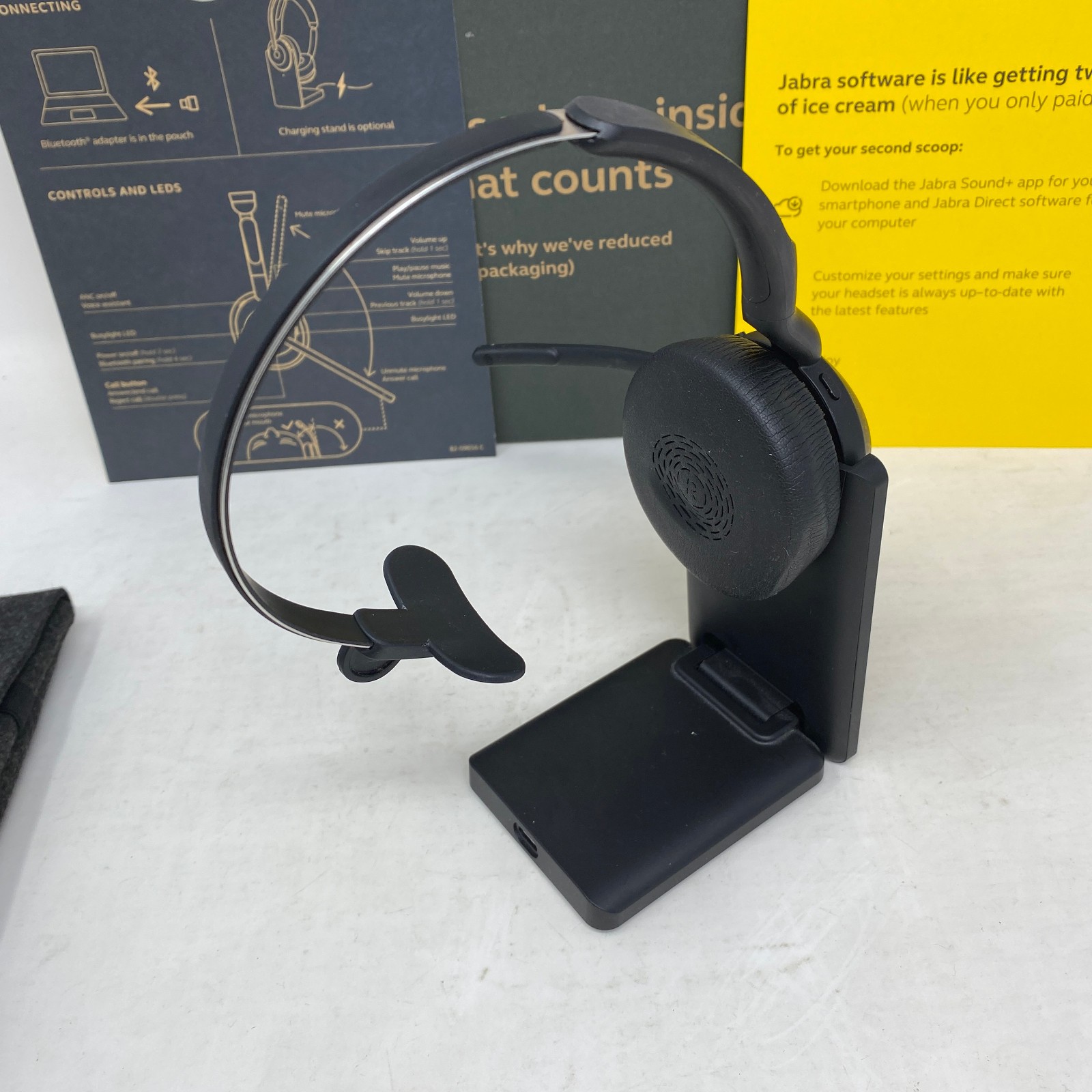 Jabra Evolve2 55 Stereo Wireless Headset - MS Teams Certified - with Dongle