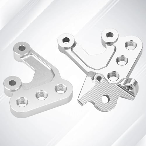 Surron Peg Bracket for Sur Ron Light Bee X/S - CNC Aluminum Foot Peg - Silver