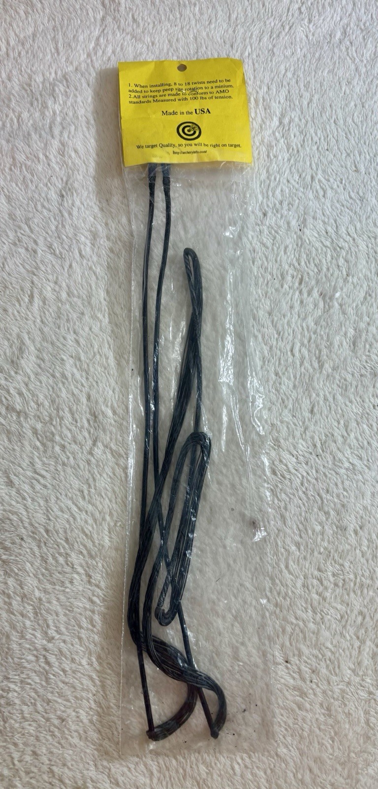 D & E Bowstrings 58 In Bowstring For Crossbow, 450 Plus. Free Shipping.
