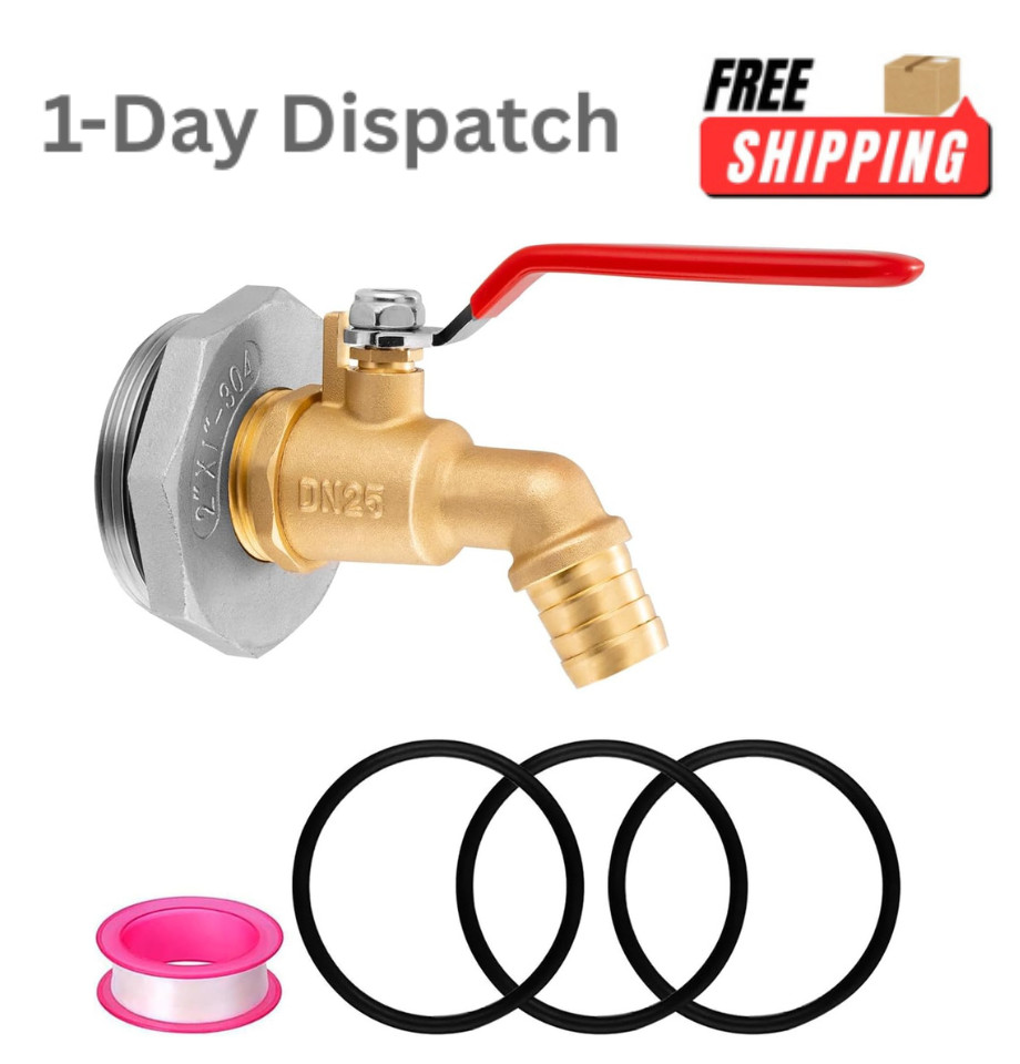 carvedexquisitely 2 Drum Faucet for 55 Gallon Barrel Brass Spigot