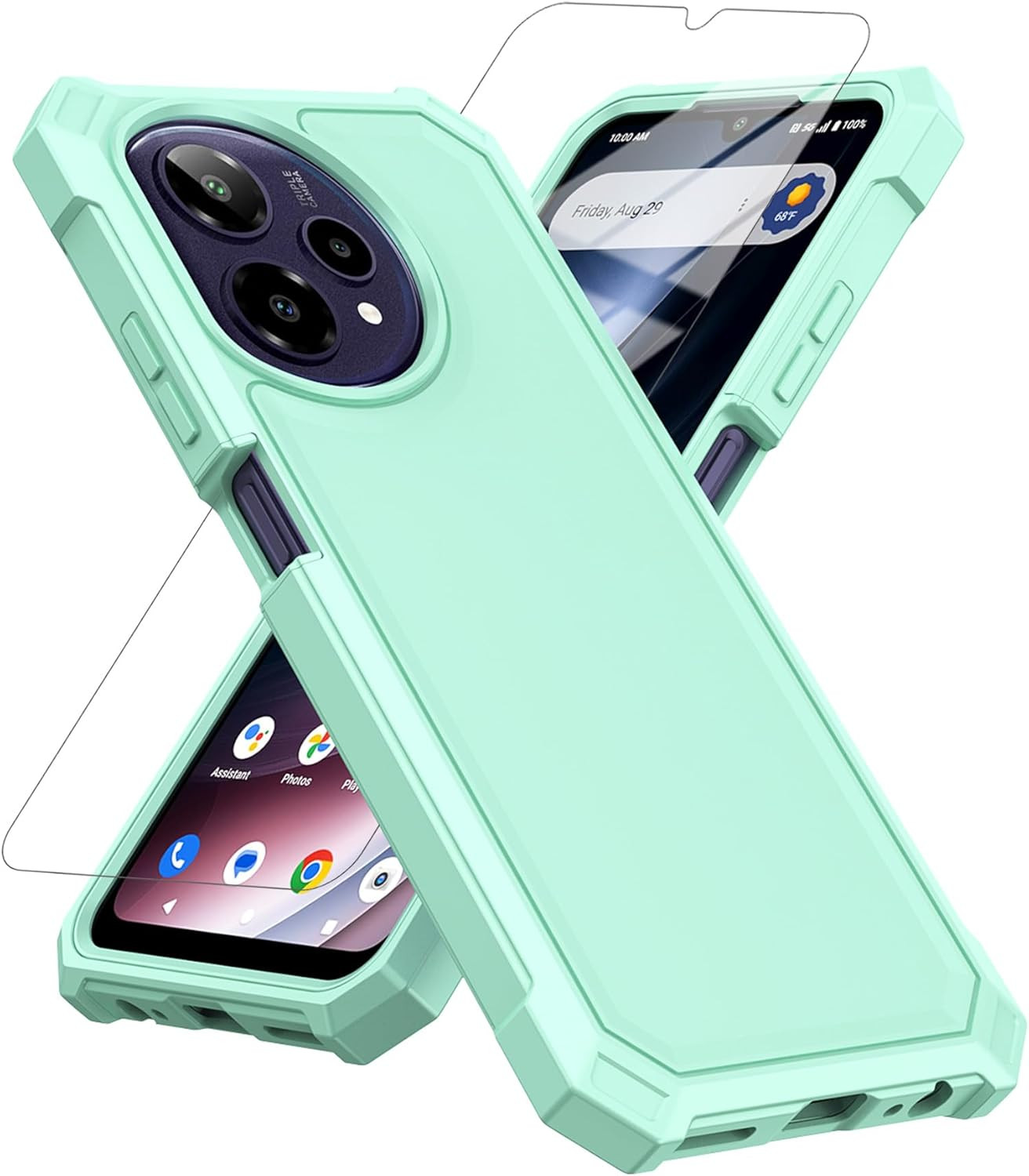 Case Compatible with Cricket Icon Pro 2026/AT&T Motivate Pro 2 5G, with Screen P