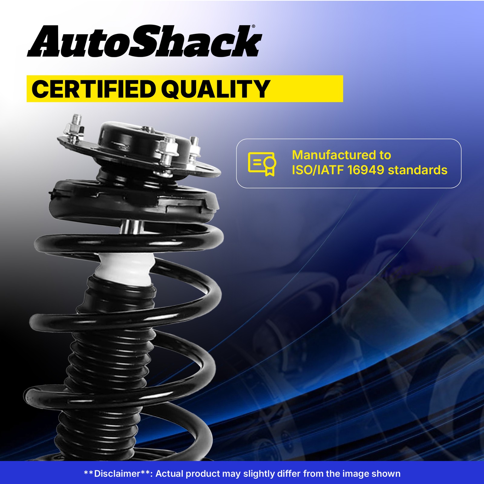 Front Complete Strut Coil Spring for Ford, Mustang 2015-2023, RWD L4 2.3L