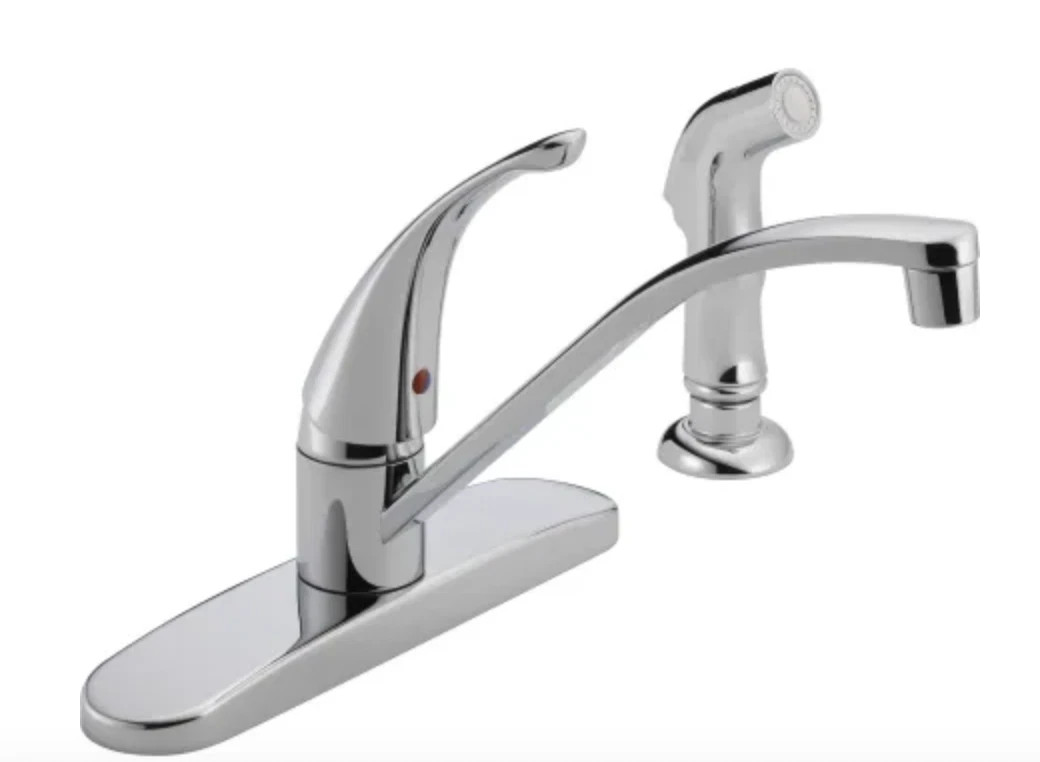 Peerless P188500LF Kitchen Faucet Chrome Matching Side Spray