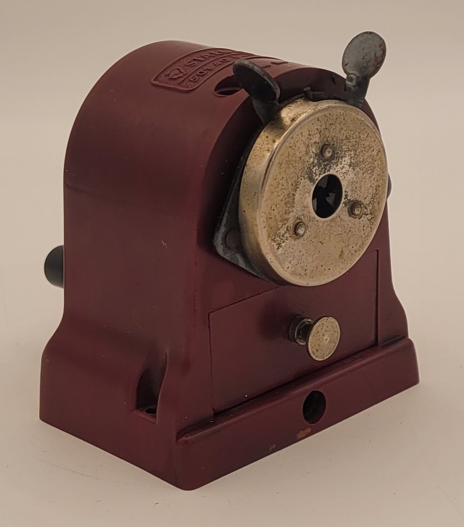 Vintage STAEDTLER 501 40 Red Bakelite Pencil Sharpener Made in Germany
