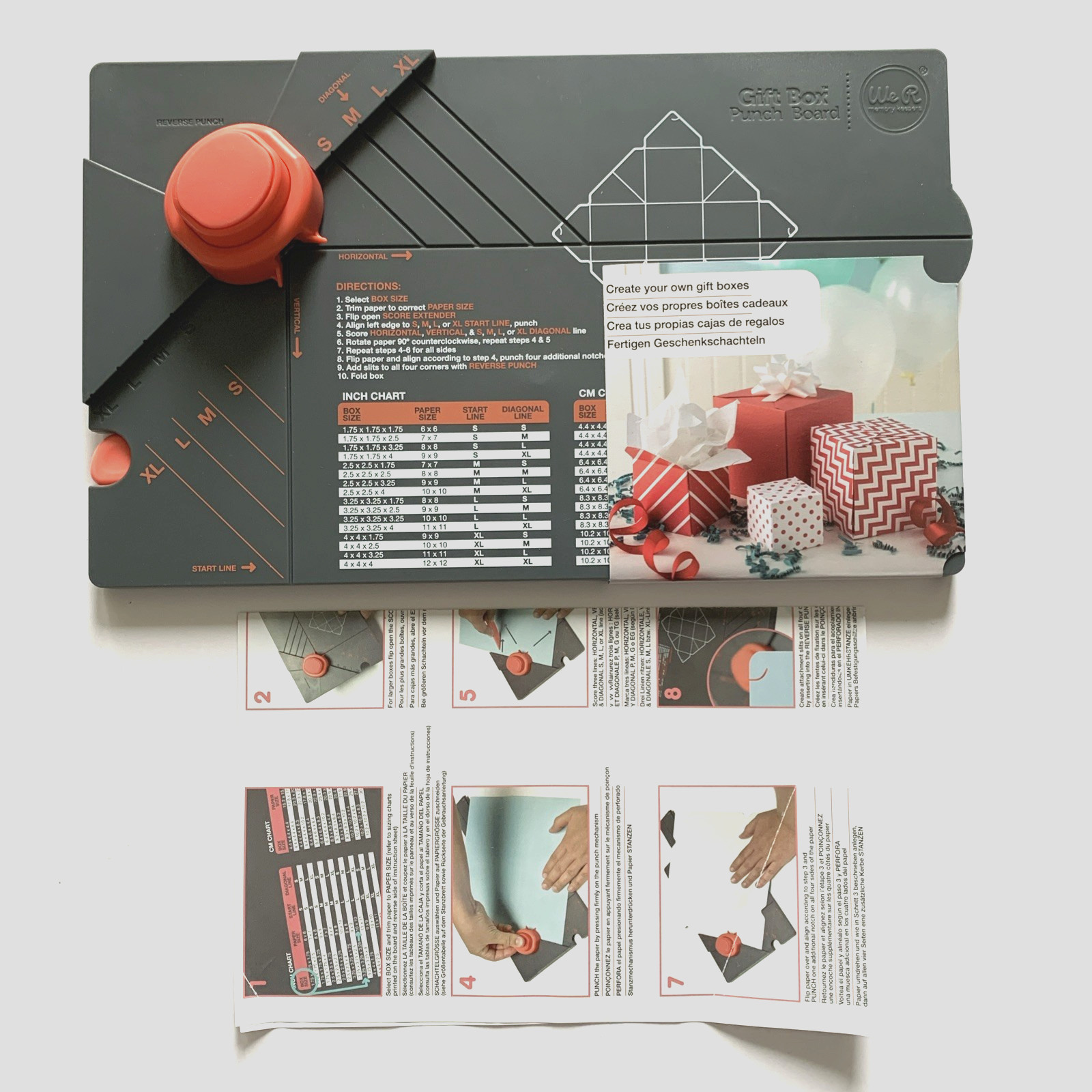 We R Memory Keepers Gift Box Punch Board Paper