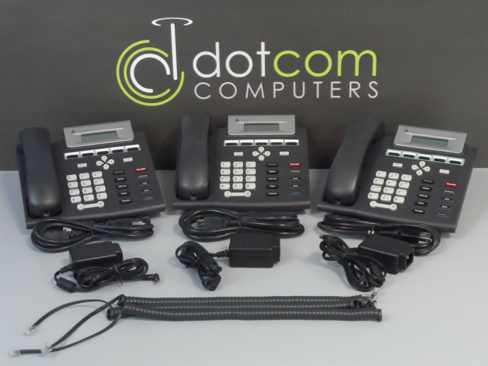 AltiGen Alti-IP705 Alti-IP 705 IP7xx Series Phone Power supply Display Lot of 3x