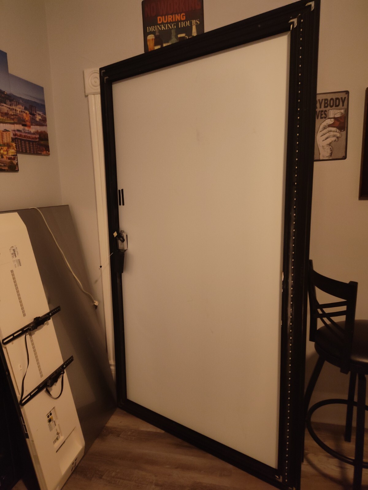 100 inch Zero Edge projector screen With Backlit LED