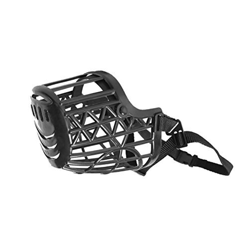 Heavy Duty Dog Basket Muzzles Breathable Cage Muzzle for Large Dogs, Medium