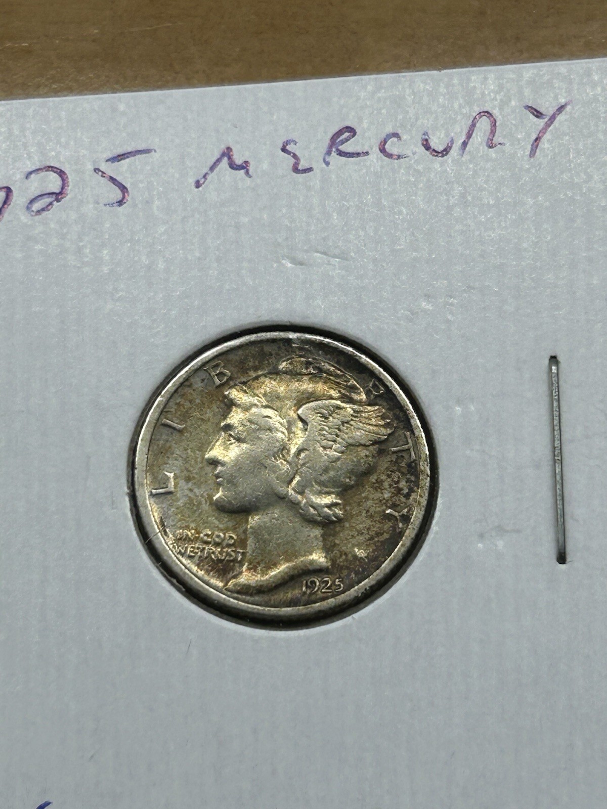 1925 mercury dime XF