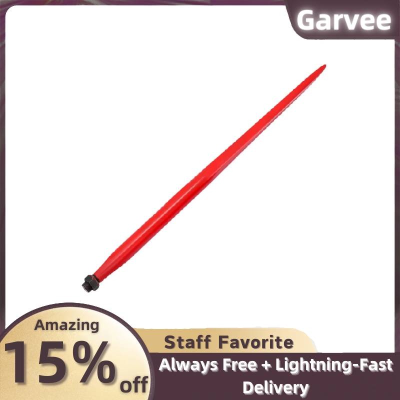 Heavy-Duty 49-Inch Hay Bale Spear 4000 Lbs Powder-Coated Corrosion Resistant Eas