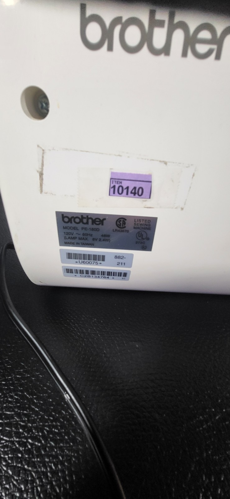 Brother PE-180D Disney Computerized Embroidery Sewing Machine - A+++