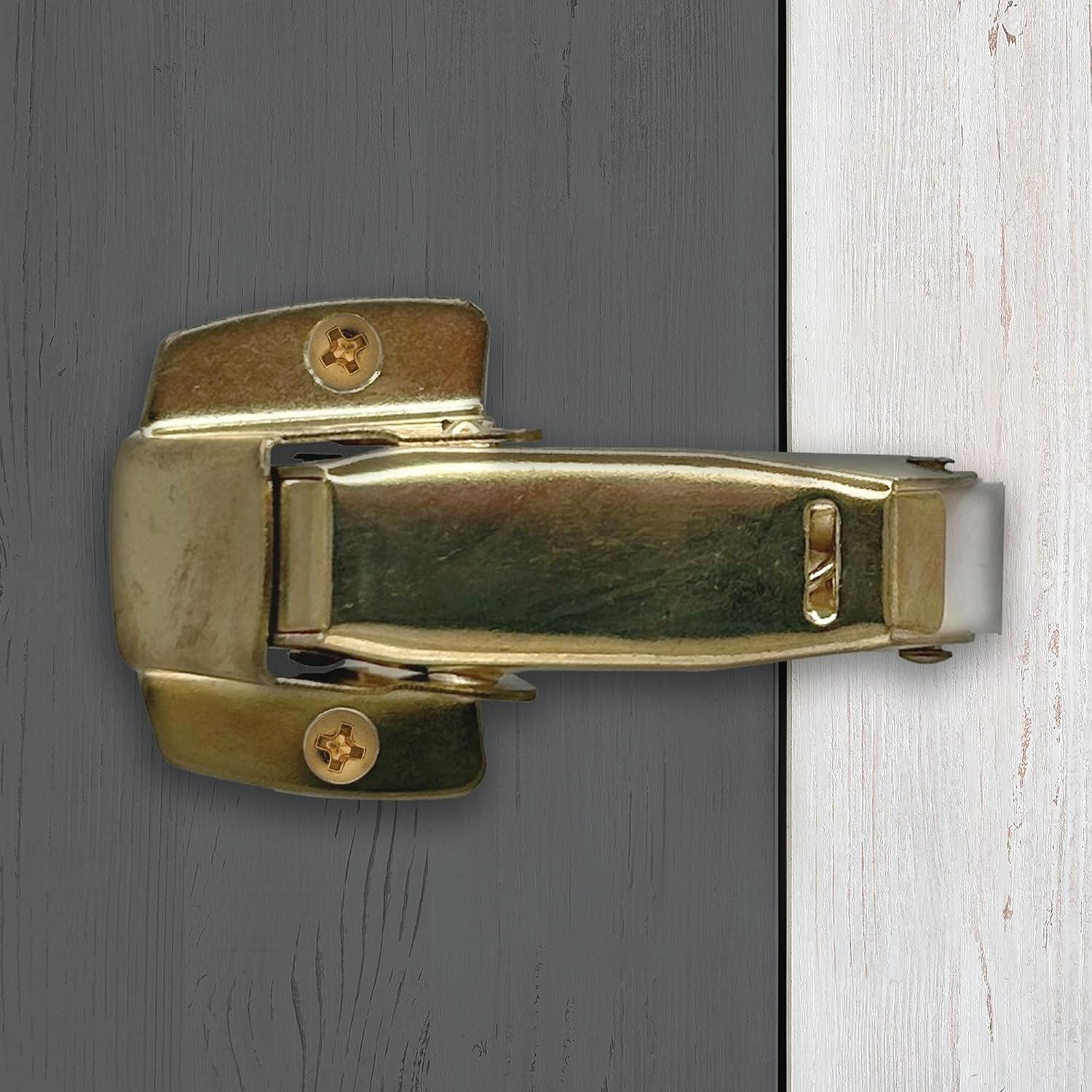 Brass Plated Screen Door Spring Loaded Catch