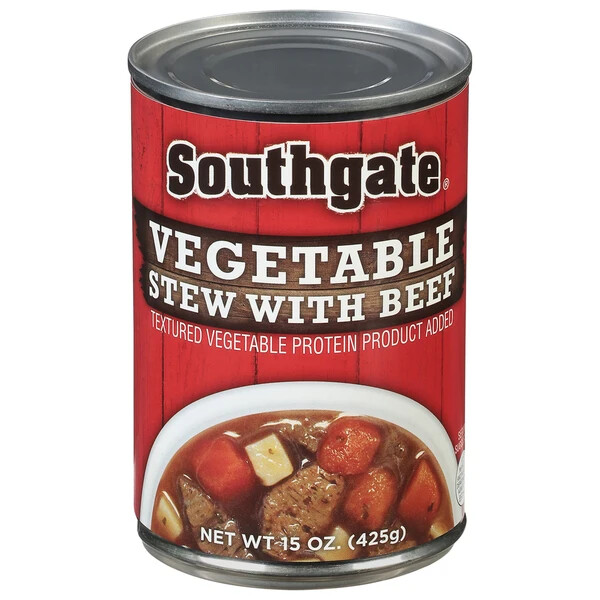 SOUTHGATE VEGETABLE CHILI With BEEF - 4 Cans -Best by 2027 - 15 oz Cans