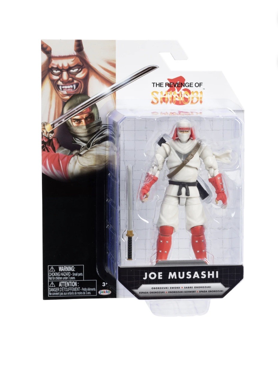 Sega Shinobi Joe Musashi Ninja Action Figure Video Game Collectible Toy Retro