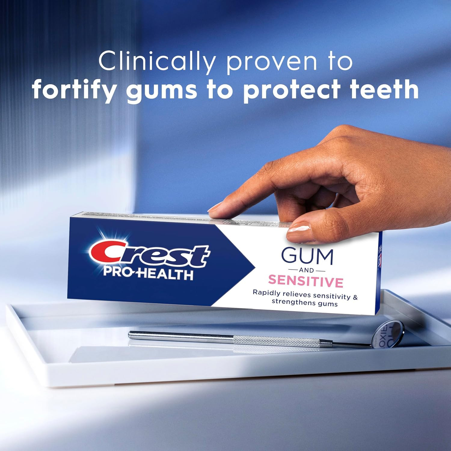 Crest Sensitive and Gum Toothpaste 4.8 Oz (3 Pack), Relieves Sensitivity, Streng