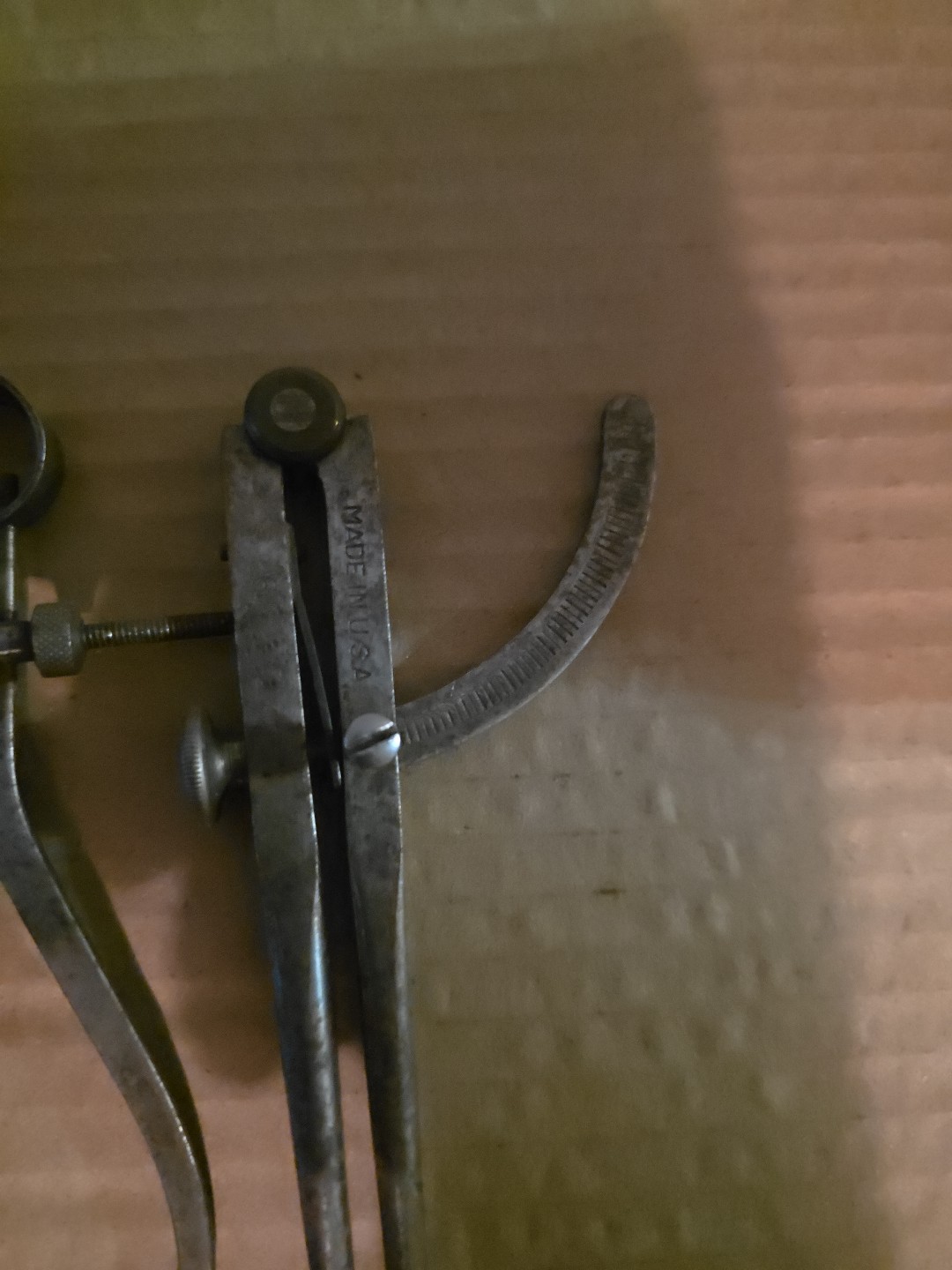 Vintage Starrett inside outside caliper set