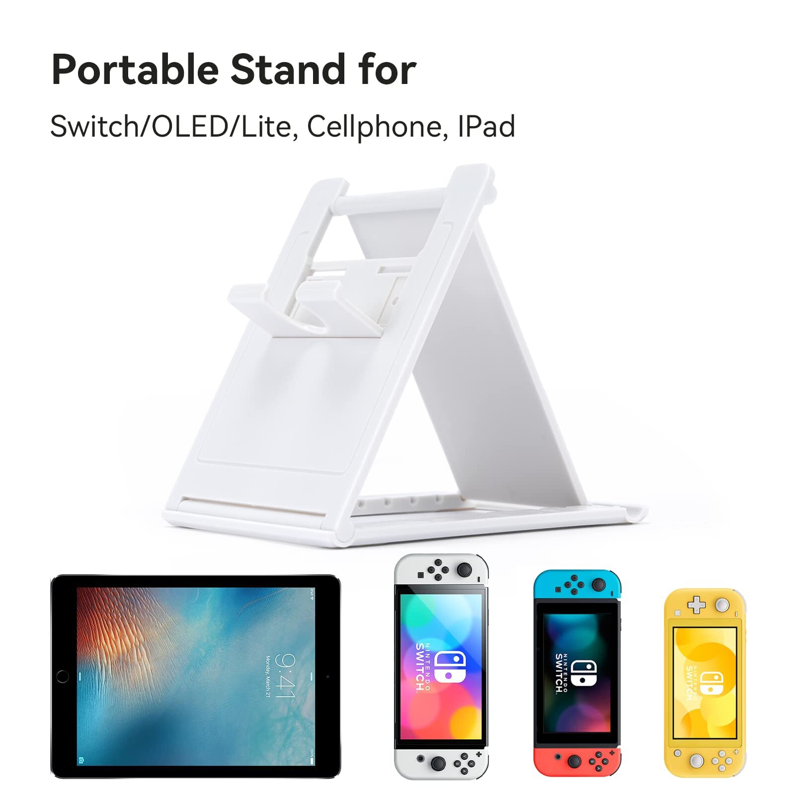 GeekShare Table Play Stands Holder for Switch phone Tablet Adjustable Foldable