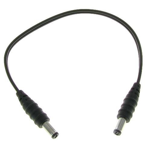 1 Foot Male to Male 2.1mm x 5.5mm Plug DC Power Adapter Cable 18GA CCTV Camera