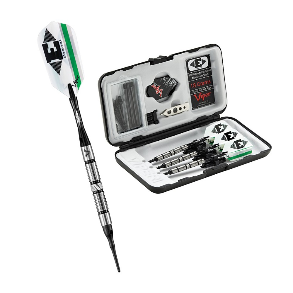 Viper Element Tungsten Soft Tip Dart Set - Grip 2 Style - 18 Grams