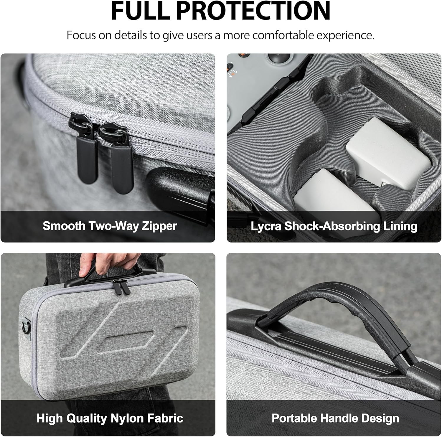 Carrying Case Shoulder Bag for DJI Flip Drone/Batteries/RCRemote Controller
