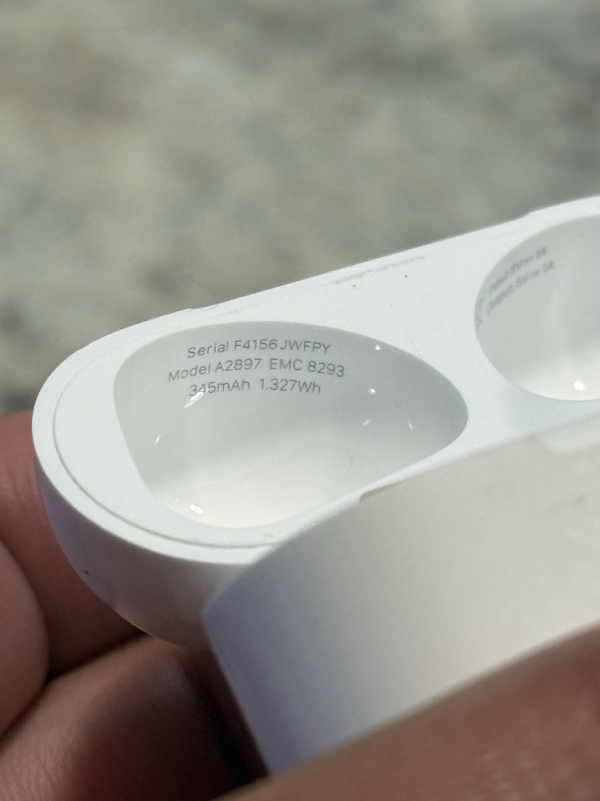 Apple AirPods 3rd Generation Model A2897 MISSING AIRPOD UNTESTED