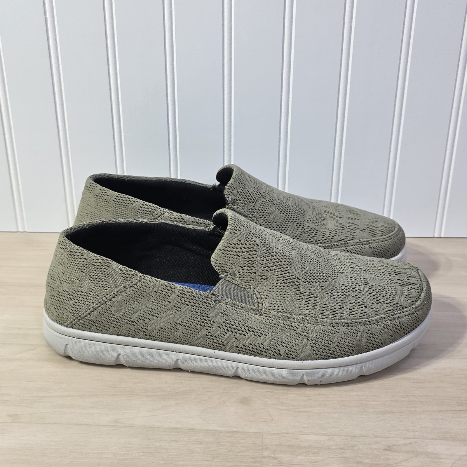 HUK Mens Performance Brewster Slip-on Wet Traction Fishing Deck Shoes Size 9