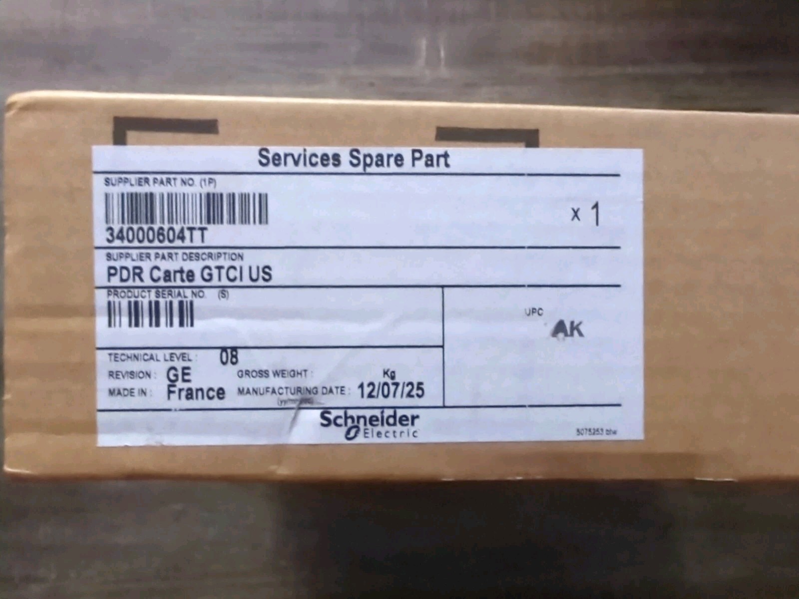 BRAND NEW BOARD MGE UPS Systems 34000604TT  PDR CARTE GTCI US Galaxy PW225 RevGE
