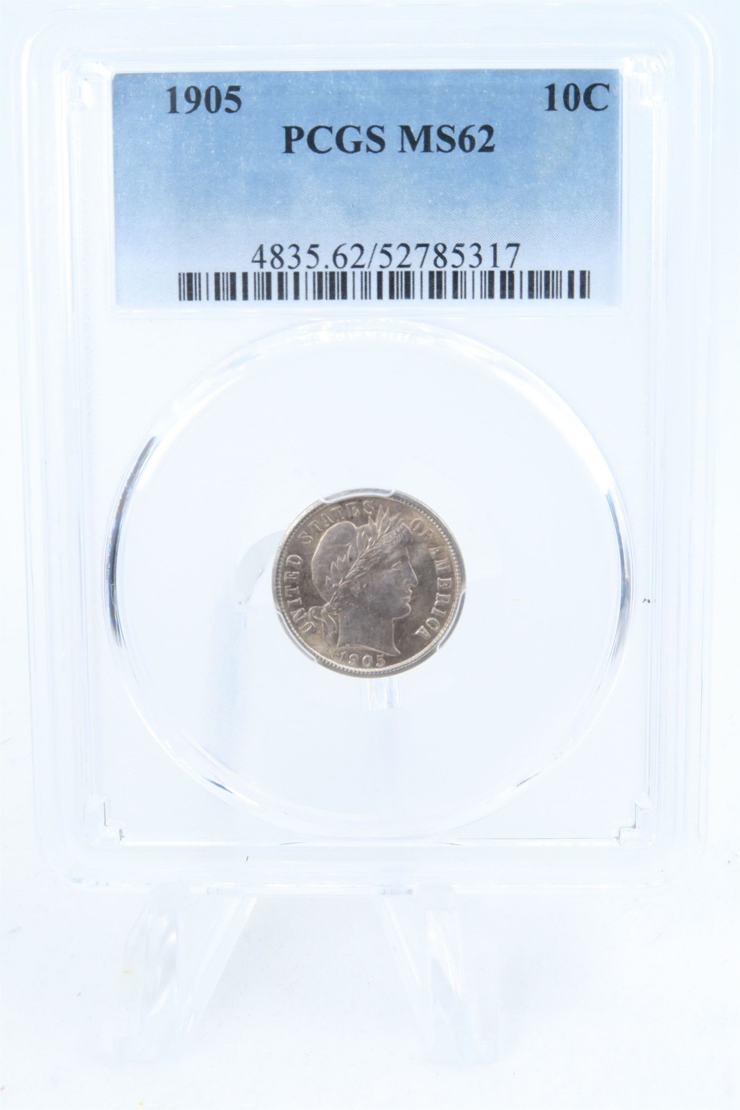 1905-P PCGS MS62 Barber Dime Business Strike 10C