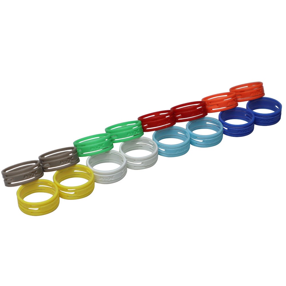 Pro X 8 Color Ring Replacements for all Pro X XLR Cables 16 Pack