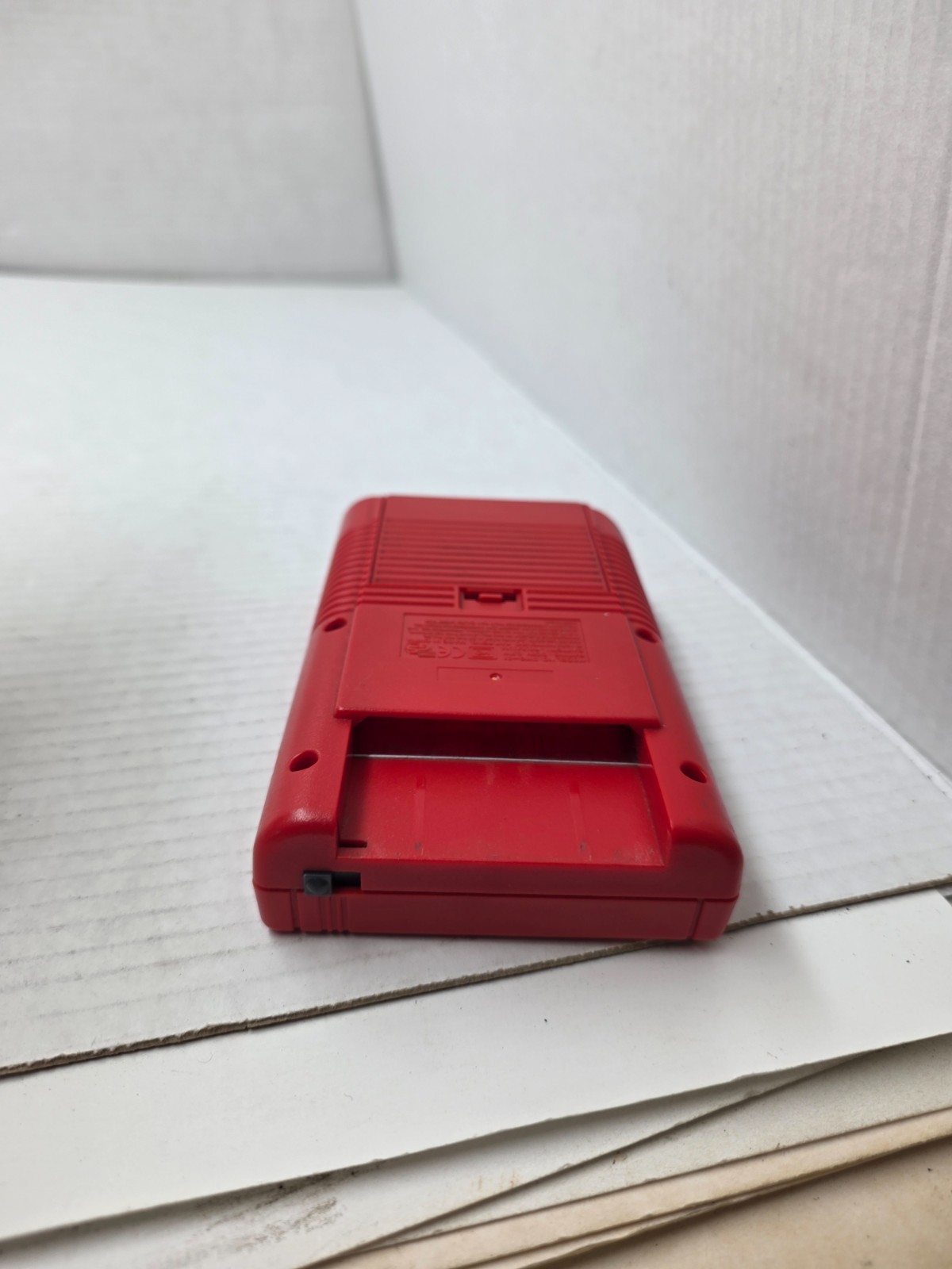 RED Gameboy Original DMG-01 Console Tested and Working Good #B16