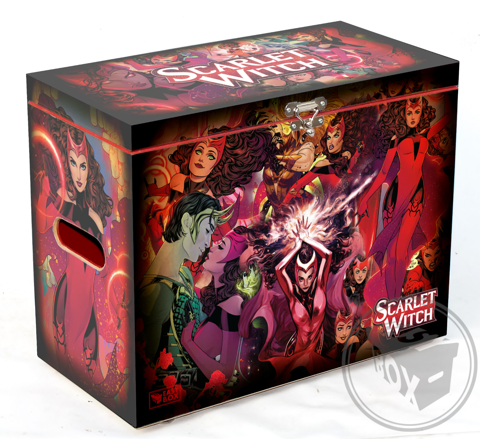 Scarlet Witch - Large Comic Book Hard Storage Box Chest MDF
