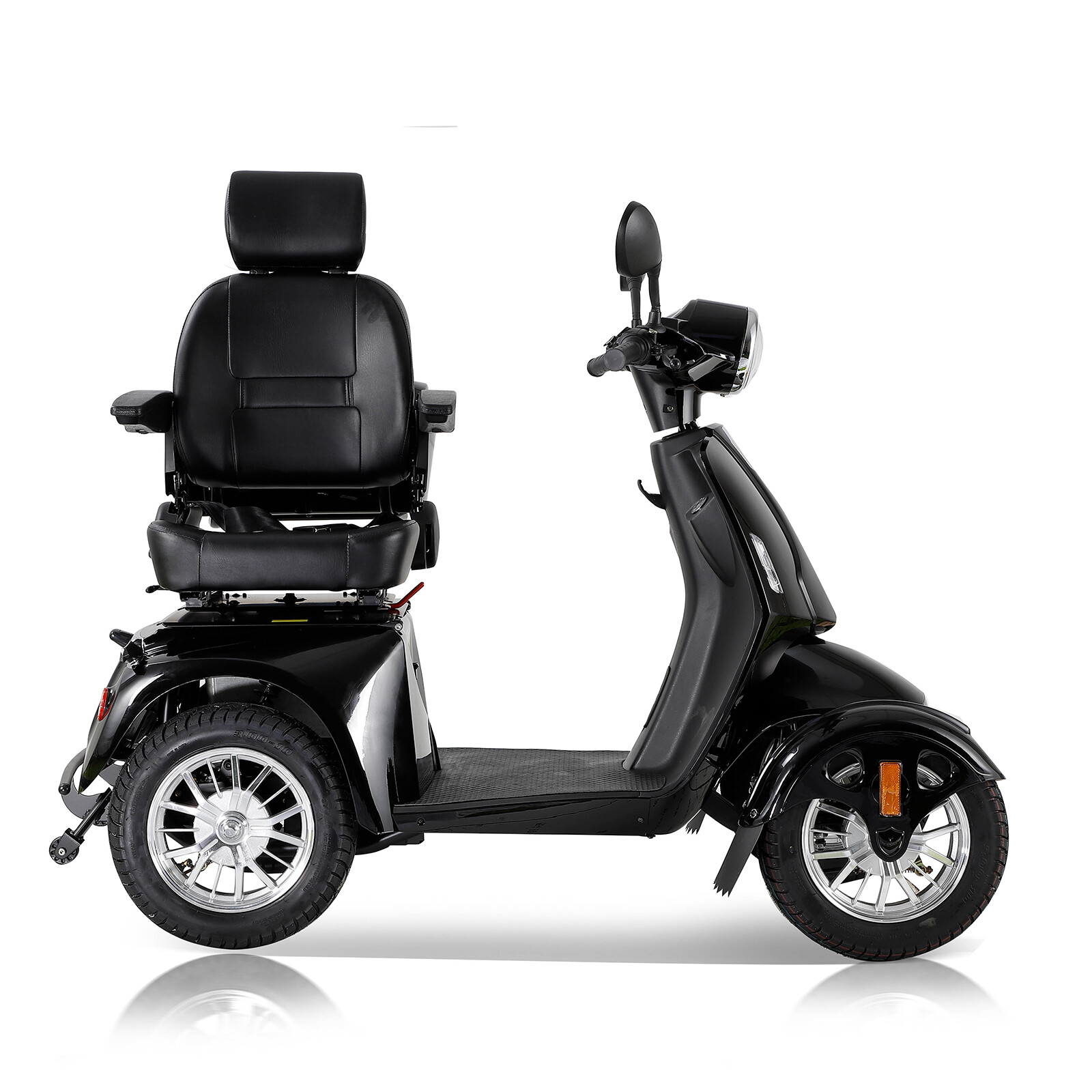 4 Wheels Mobility Scooter 800W Motor 60V 20Ah Battery Adult Senior Black
