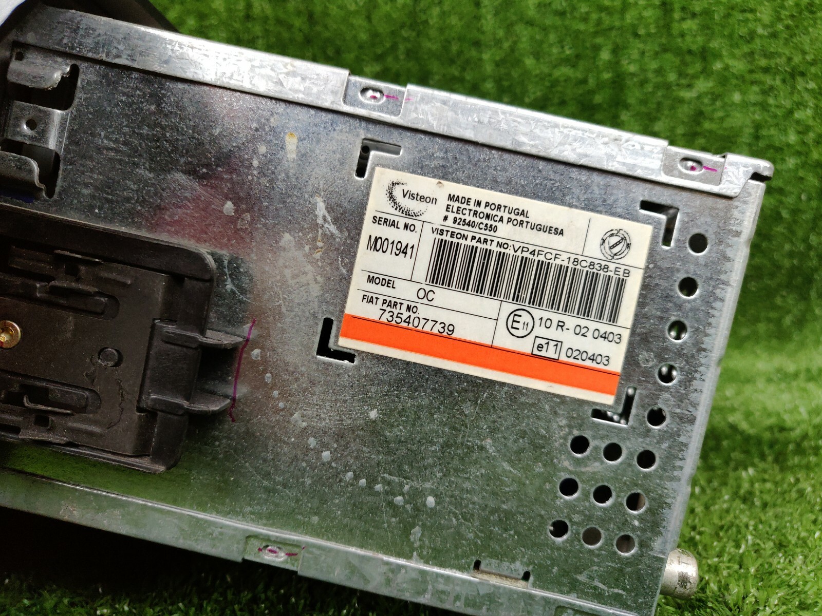 Fiat Original Car Radio Vp4fcf-18c838-eb Vp4fcf18c838eb 735407739 OemUsed Part