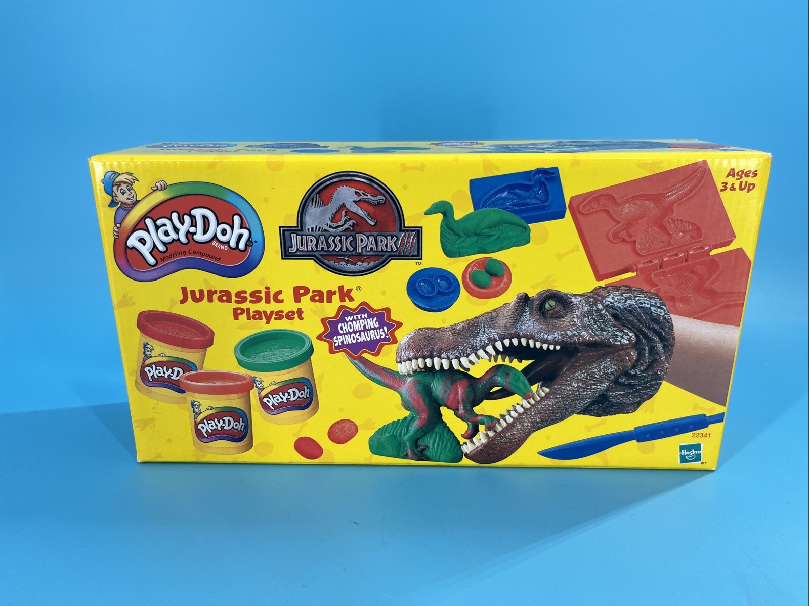RARE NOS Jurassic Park Play-Doh Play Set 2001 - SEALED/NEW
