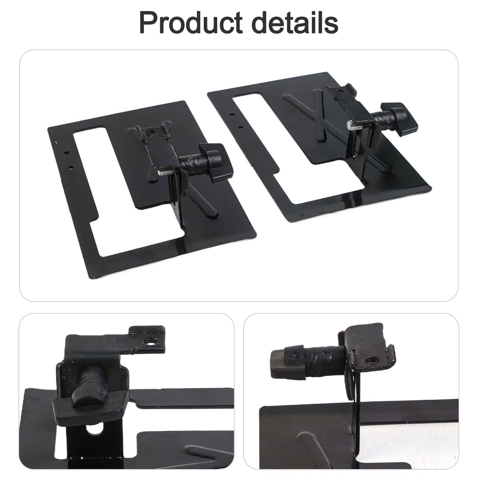 2pcs Angle Grinder Base Stand with Adjustable Bracket and Protective Guard
