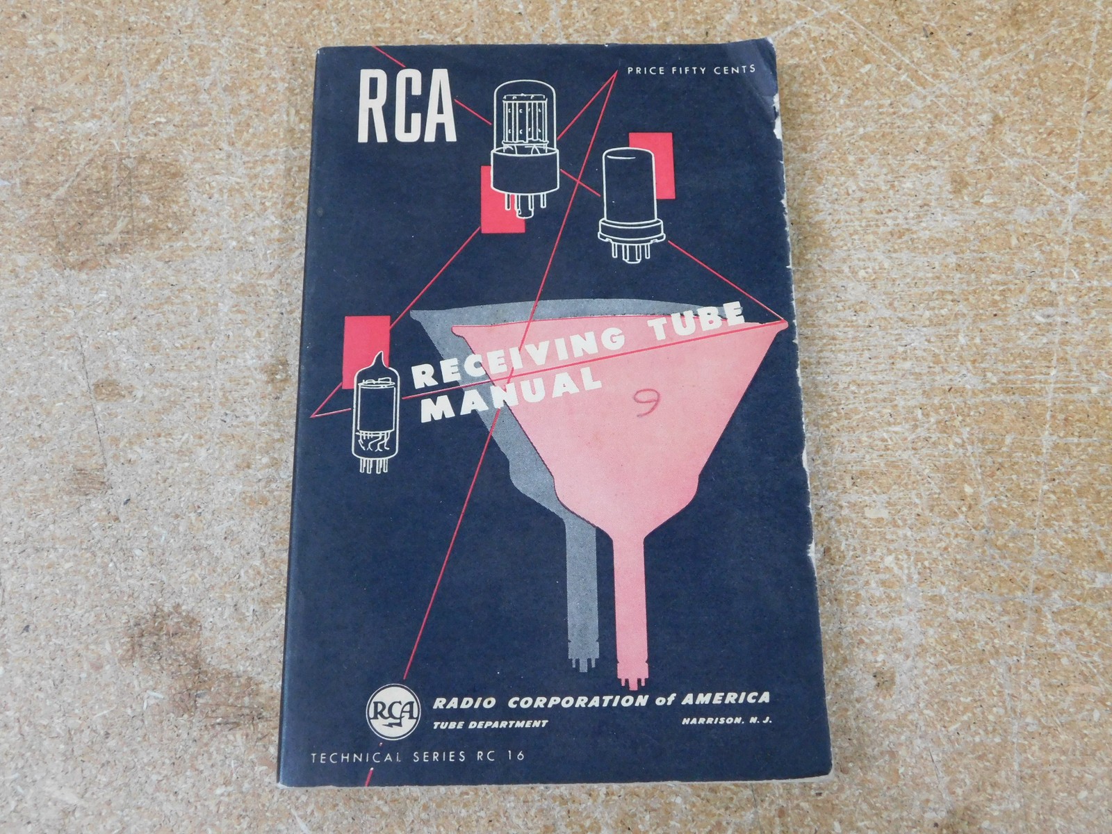 RCA Receiving Tube Manual Technical Series RC-16 Ham Radio Book (original)