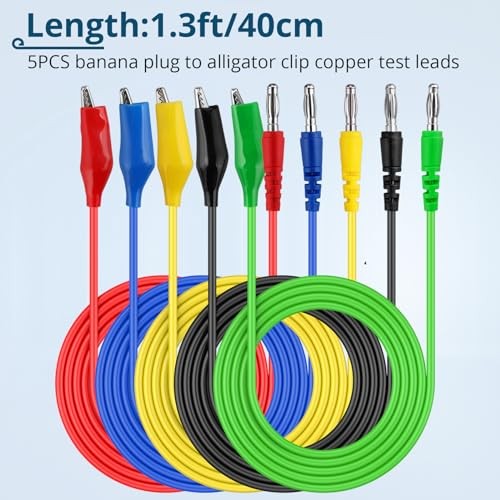 Back Probe Kit,35PCS Multimeter Test Leads with Piercing Probes & Clips | 3