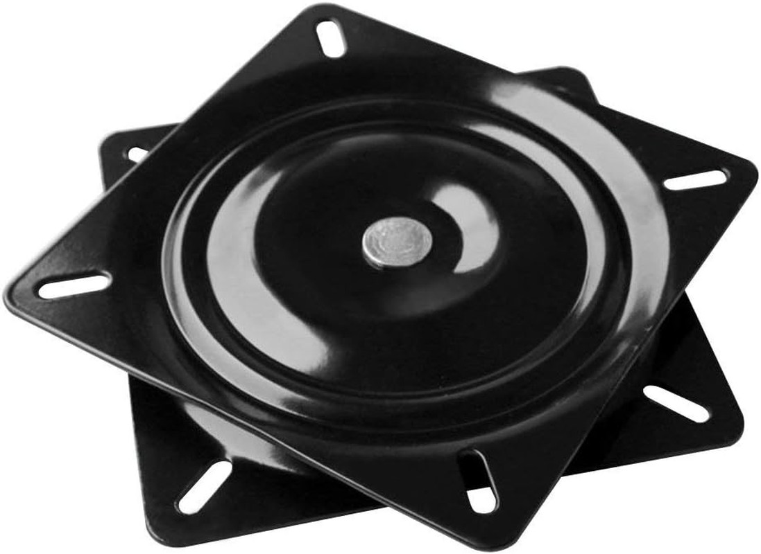 6" Bar Stool Swivel Plate Heavy Duty Square Ball Bearing Chair Replacement