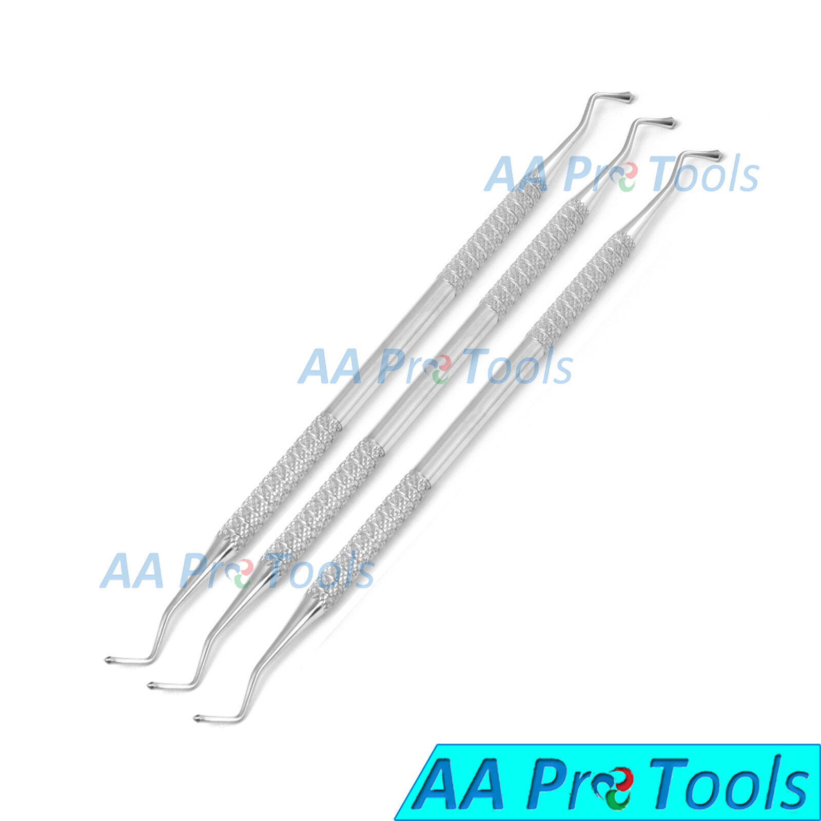 AAPRO NEW STAINLESS STEEL Dental Burnisher #21B Instrument 3 PCS