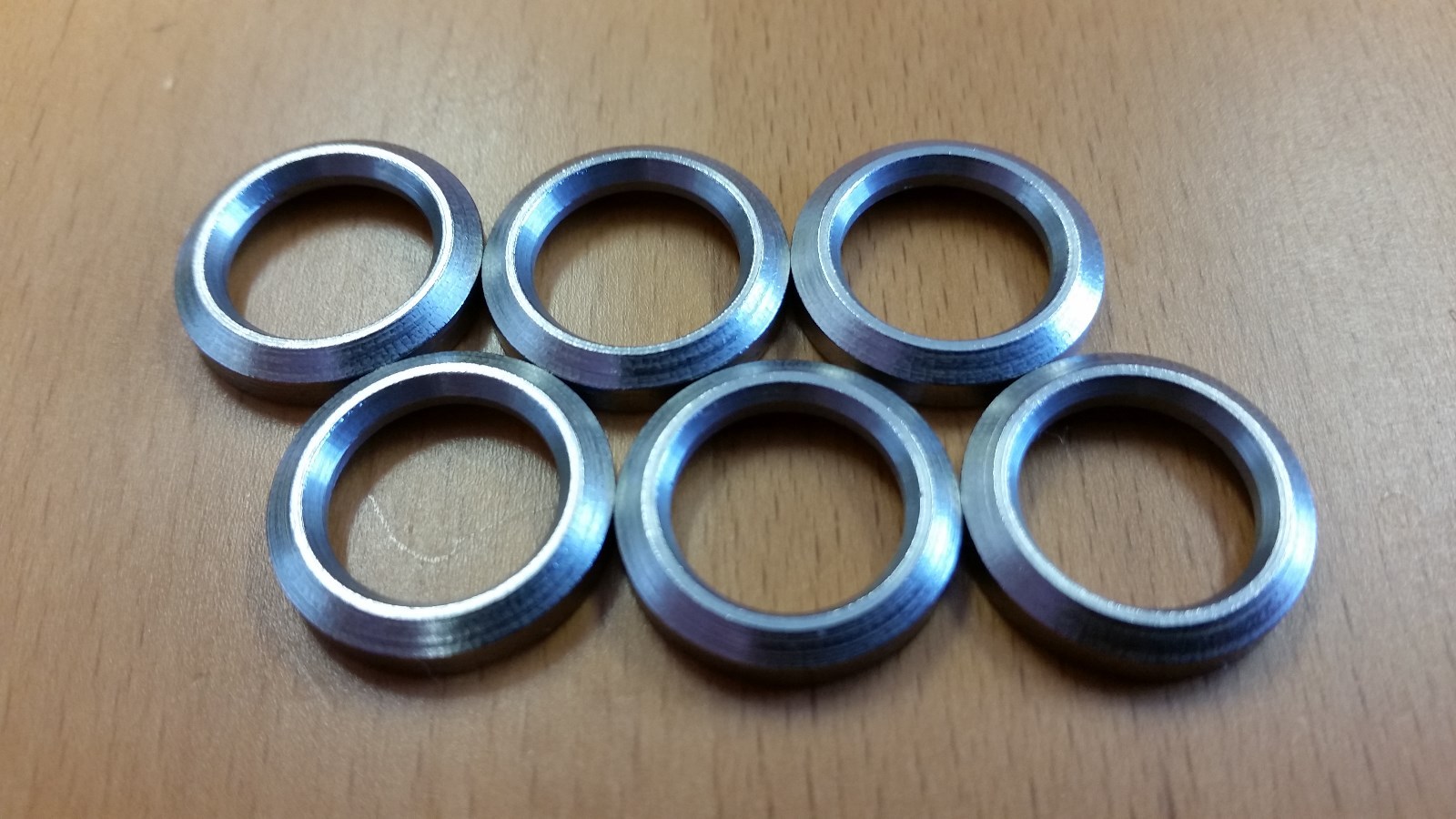 Crush Washer 6 pcs .223 / 5.56 1/2x28  MADE USA! Stainless Steel. Free Shipping!