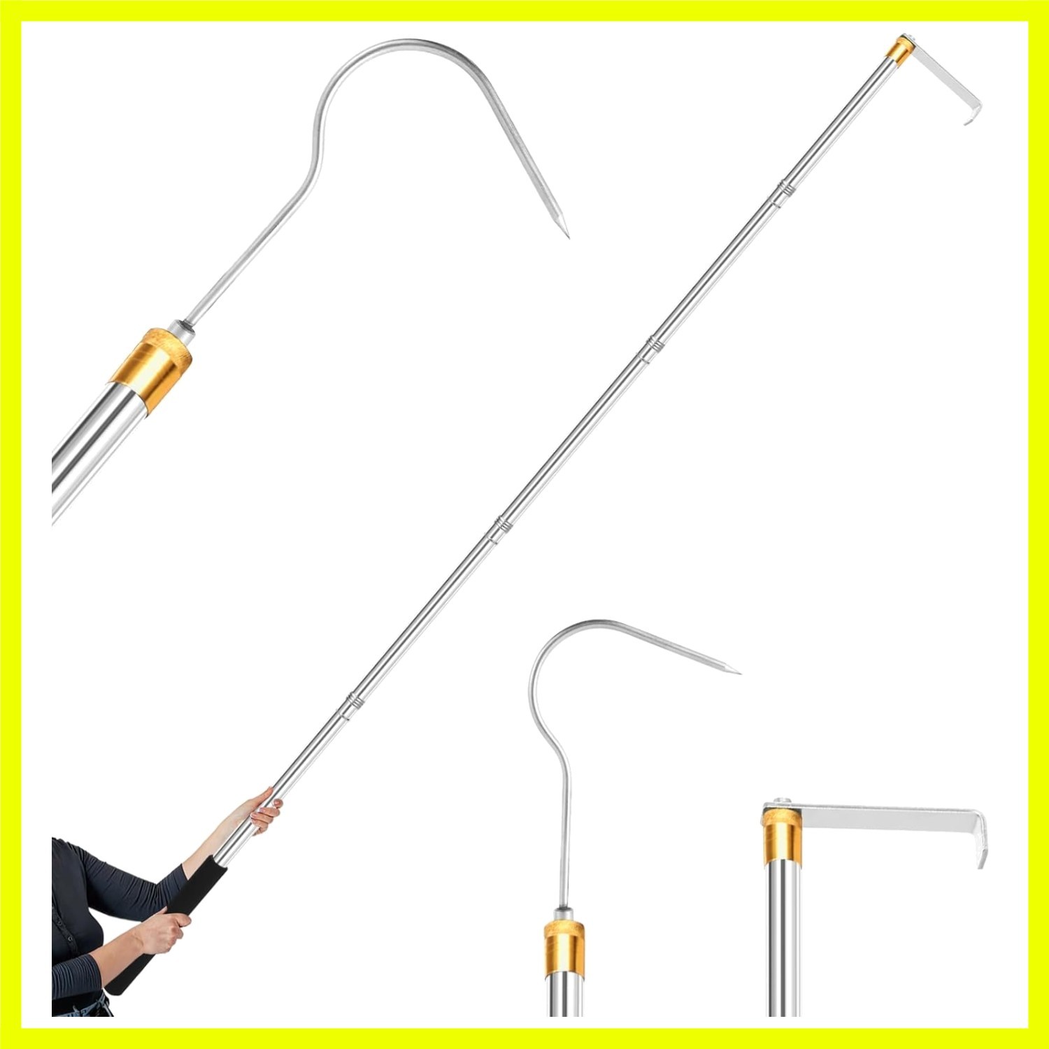Truck Bed Cargo Grabber Retriever Tool, Adjustable 34 to 70 Inch  Pole | Truc...