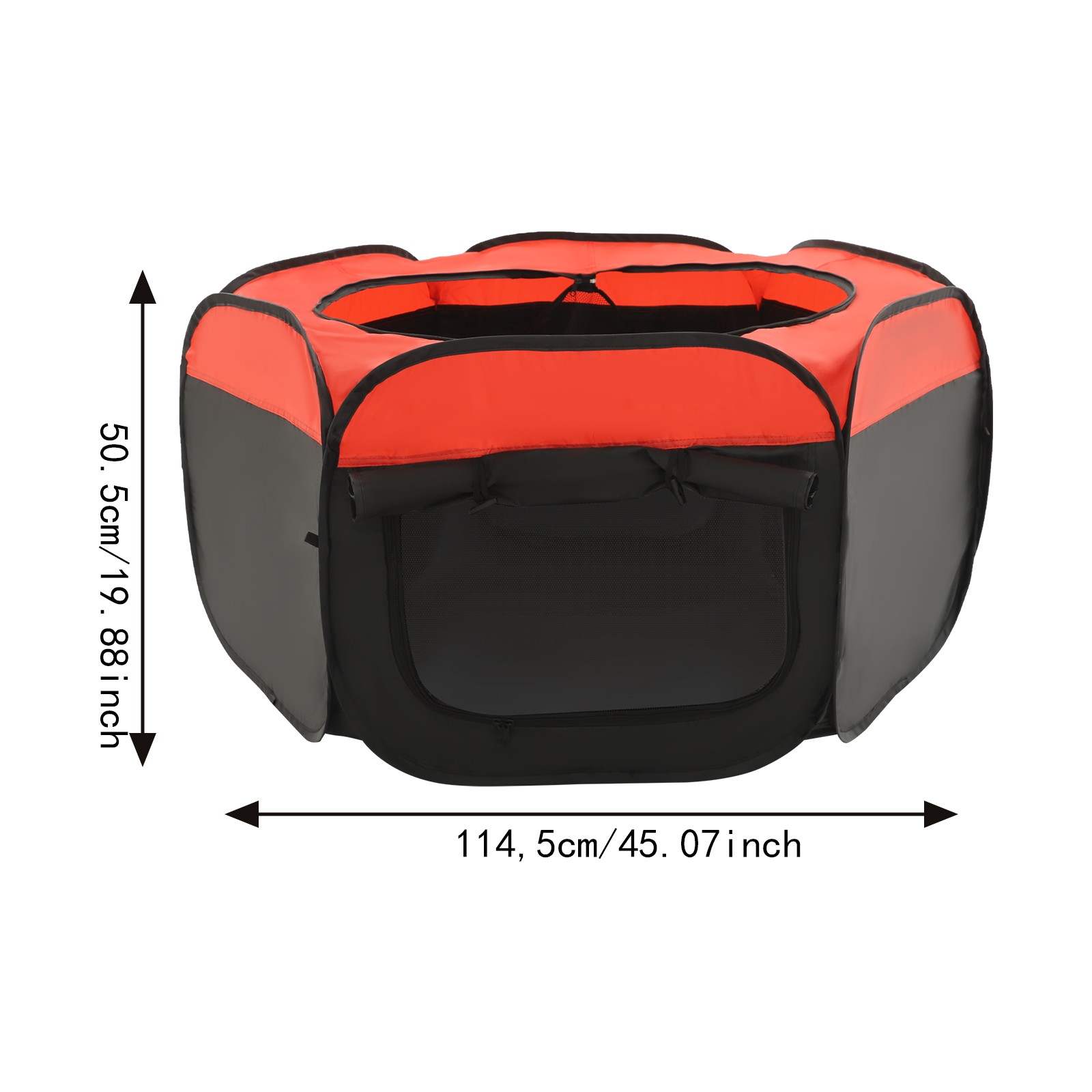 Foldable Brooder Box for Chick,25-Chick Fence Portable Playpen Cage with Pad