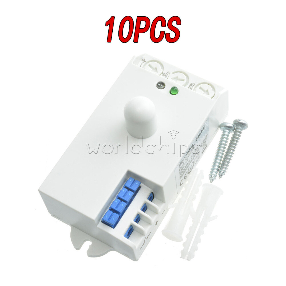 10PC SK-807K-DC DC12V-24V 5.8GHz Microwave Radar Sensor Light Switch Body Motion