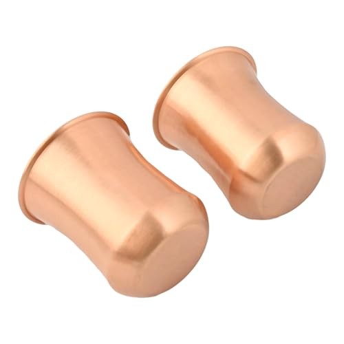 Pure Copper Curved Tumblers for Ayurvedic Health Benefits - 250ml Capacity