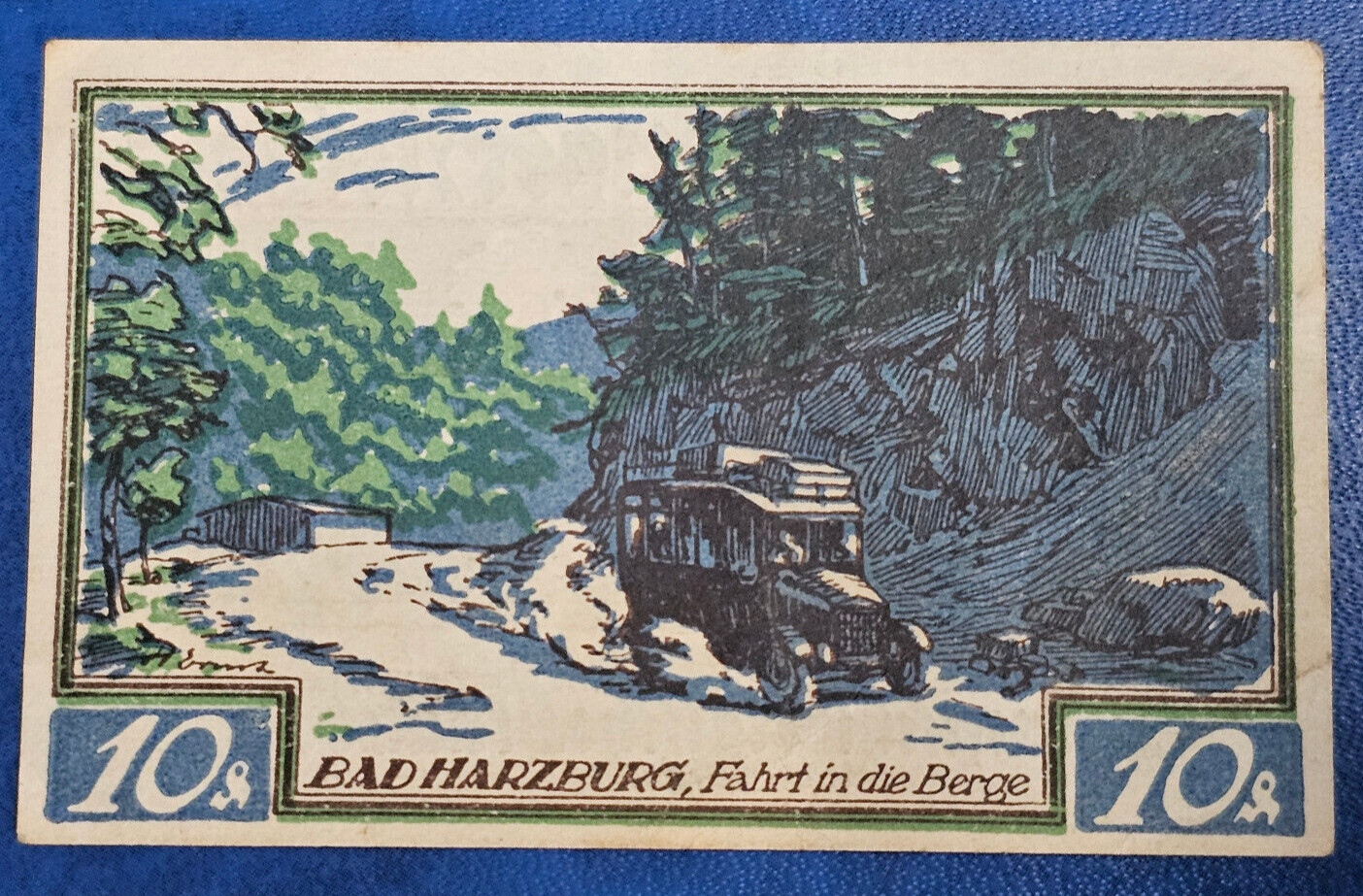 BRAUNSCHWEIG NOTGELD 10 PFENNIG 1921 EMERGENCY MONEY GERMANY BANKNOTE[🇩🇪35053]