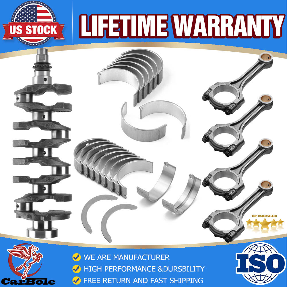 Crankshaft & Rod & Bearing Kit For Hyundai Veloster Kia Soul Turbo G4FJ 1.6L STD