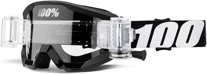100% Strata JR Mud Outlaw Youth Roll-Off Goggles Boys Girls Motocross MX ATV UTV