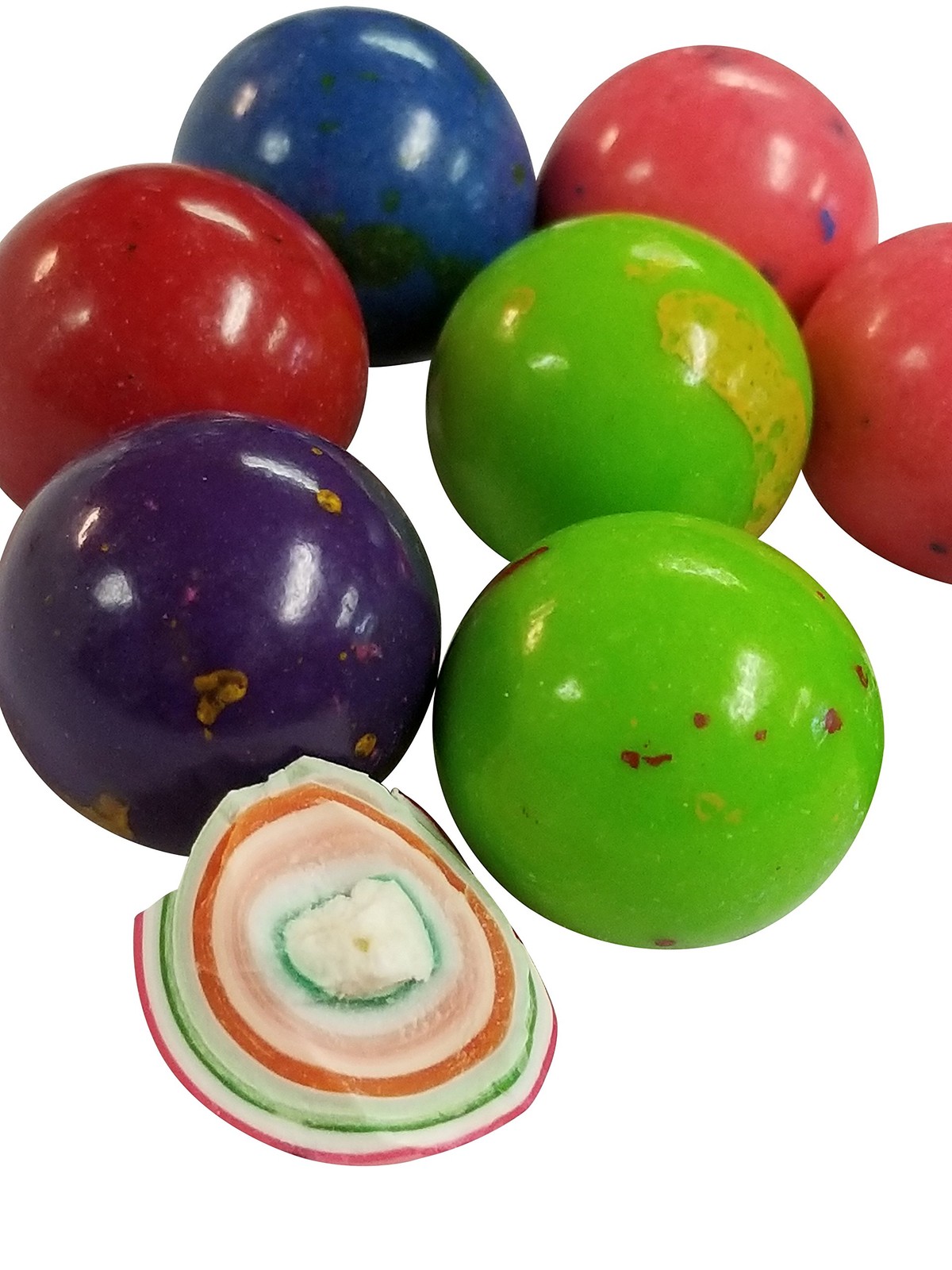 2lbs 1" Jawbreakersâ€”Assorted Colors Sweet Candy Center